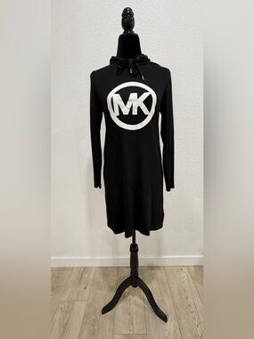 Michael Kors Black Dress with White MK Logo
